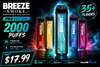 Breeze Smoke Disposable 5% 2000 Puffs 