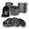 STR8 RYPR Aluminum Grinder 4-Piece 55mm Gunmetal