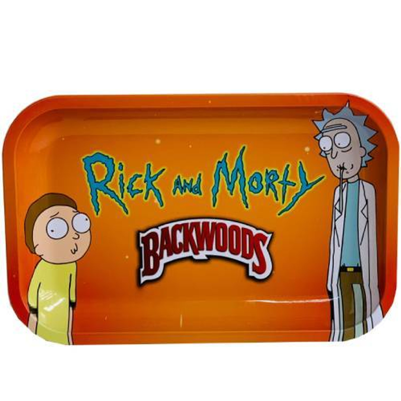 Buy Small Rolling Tray Backwoods - Rick and Morty Basic in Inline Vape now