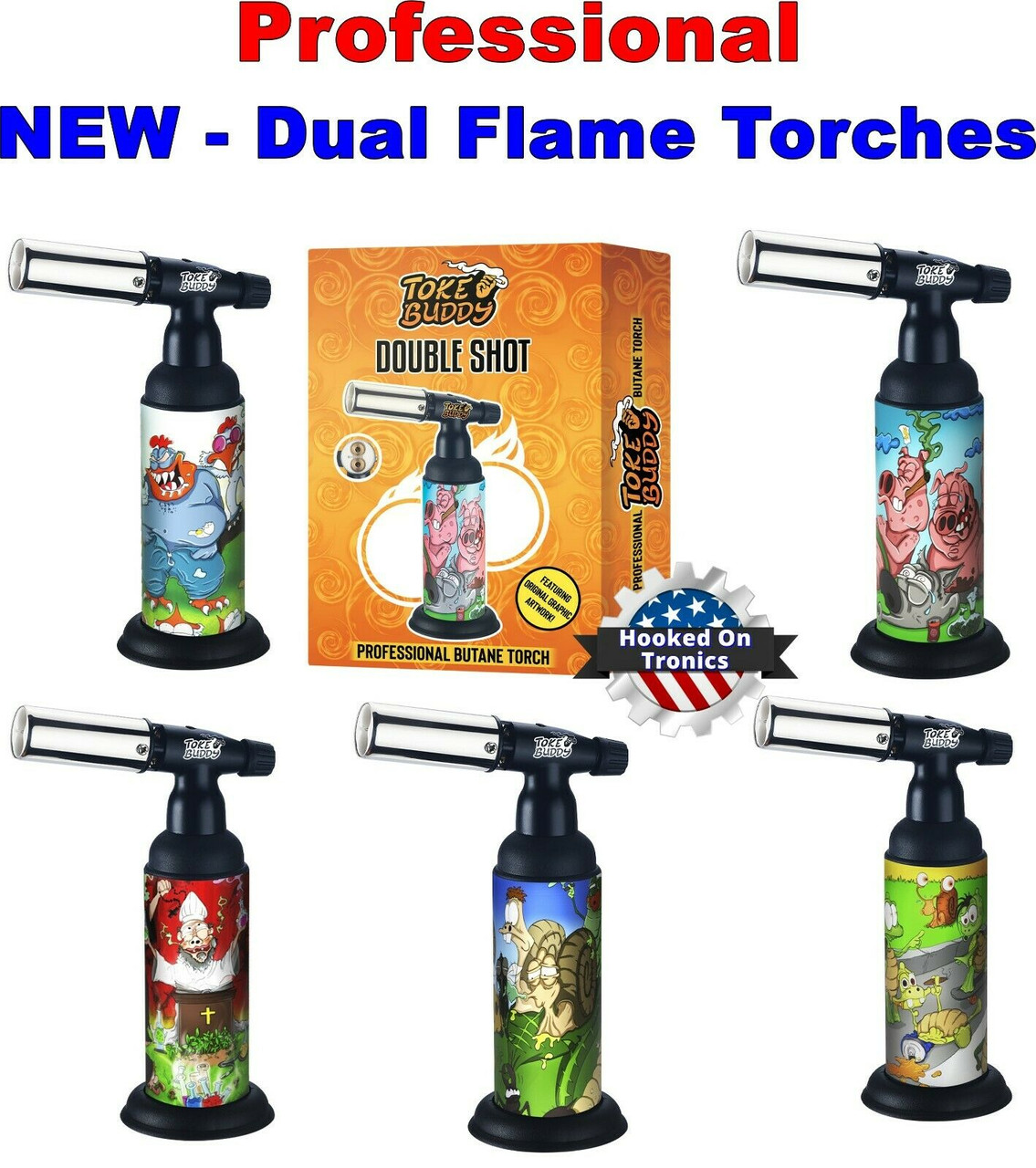 Toke Buddy Double Shot Torch - Inline Vape LLC