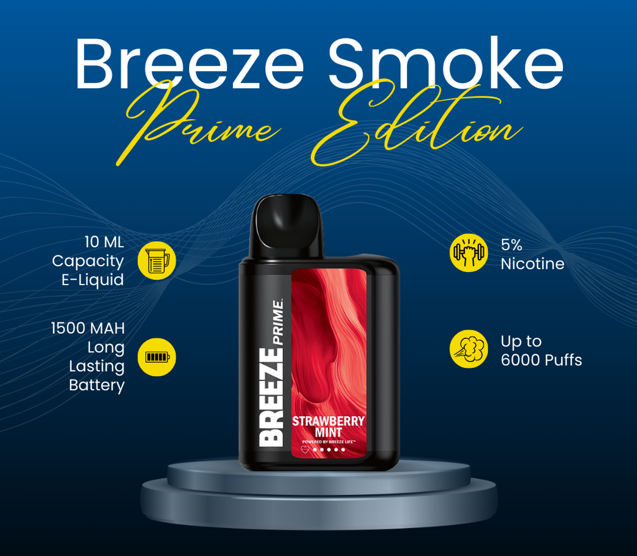 Breeze Prime Disposable Vape | Inline Vape