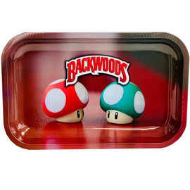 Small Rolling Tray Backwoods - Mario Mushrooms