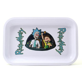 Small Rolling Tray - Rick and Morty Red Eye White Tray