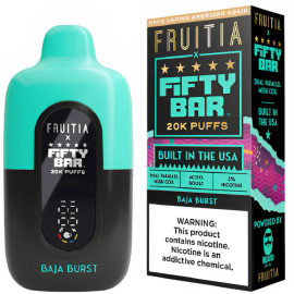 Fifty Bar USA Made Disposable Baja Burst 