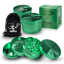 STR8 Grinders Aluminum Grinder 4-Piece 63mm