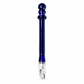 Glass Dabber with Scoop Tip Blue