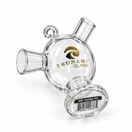Tsunami Glass Egg Blunt Bubbler 2.5"