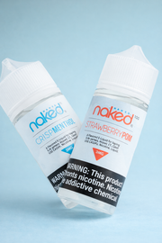 Naked 100 Menthol Strawberry Pom and Crisp Menthol