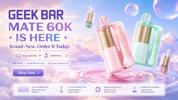 GEEK BAR MATE 60K Review: 60K Puffs, Swappable Pod, and How It Compares to the Pulse X and Foger Switch Pro