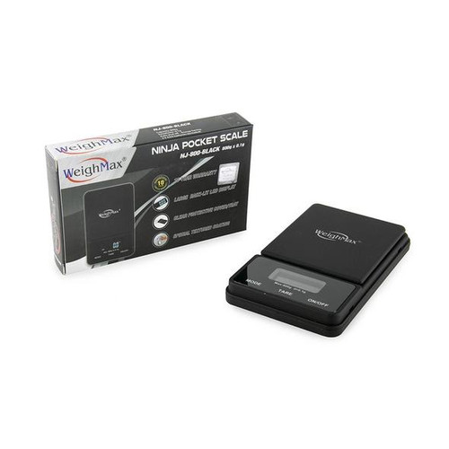 WeighMax - NJ-800 Black Pocket Scale (800 x 0.1G)