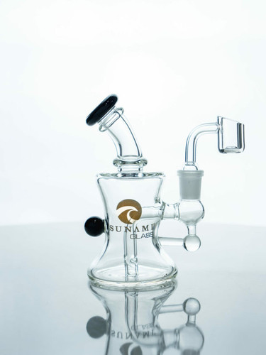 Tsunami Glass - Tsunami Concentrate Rig Mini Micro 6″ Purple