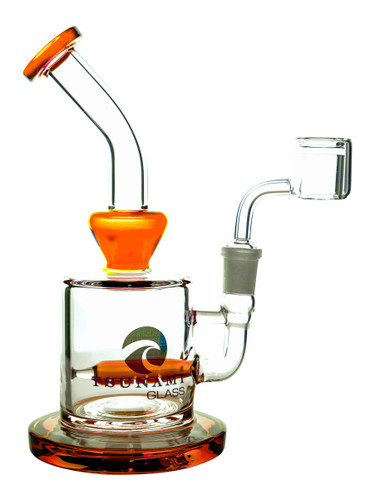 Tsunami Concentrate Rig Inline 8″ Amber