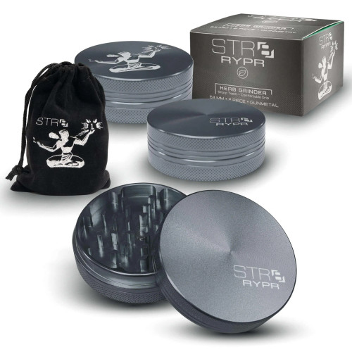 STR8 RYPR Ceramic Grinder 2-Piece 63mm Gun Metal