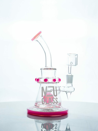 NEU Glass Pink Dab Rig