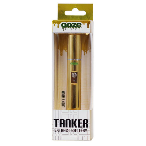 Ooze Tanker Vaporizer Wax Pen Battery Gold