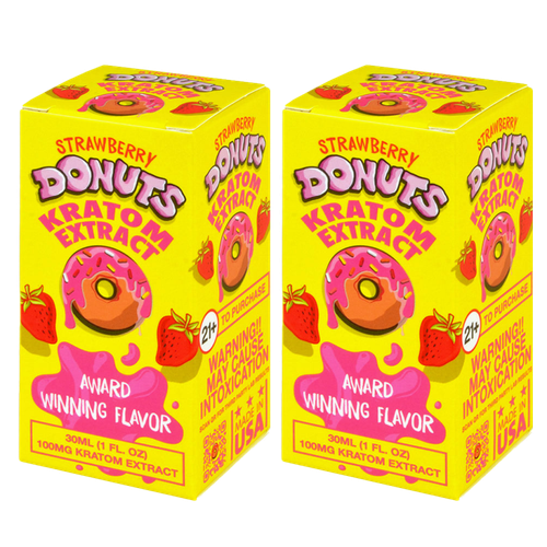 Donuts Kratom Extract Shot 100mg Strawberry 30ml