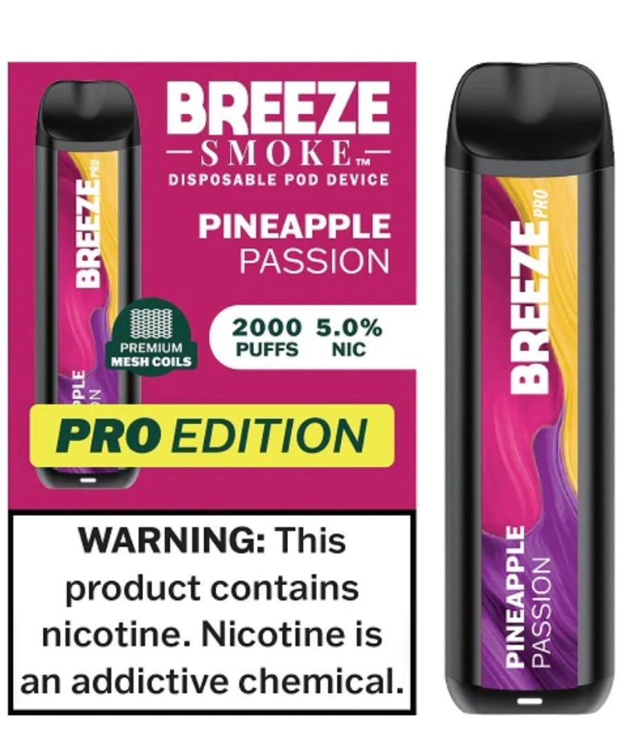 BREEZE Pro Edition - Disposable Vapes (Canada) >>