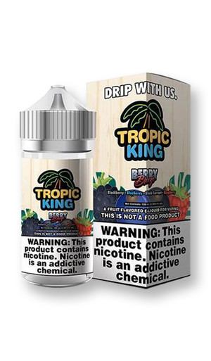 best tropical fruit vape juice Tropic King 100ml E-Liquid Bundles:5 Pack VooPoo Drag S2 60W island tings
