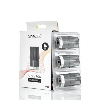 Buy Smok - Nfix Replacement Pod DC 0.8ohm MTL (3 Pack) now