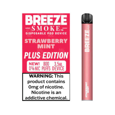 Breeze Smoke Plus Disposable 0% Nic  800 Puffs