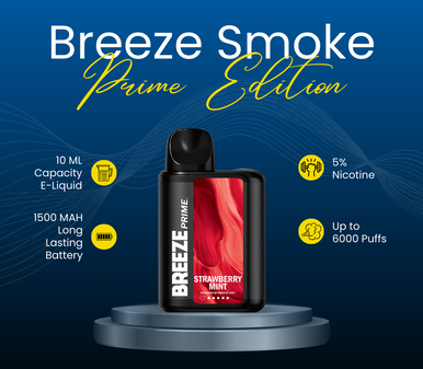 Breeze Smoke Prime Edition 6000 Puff Disposable - Worldwide Vape