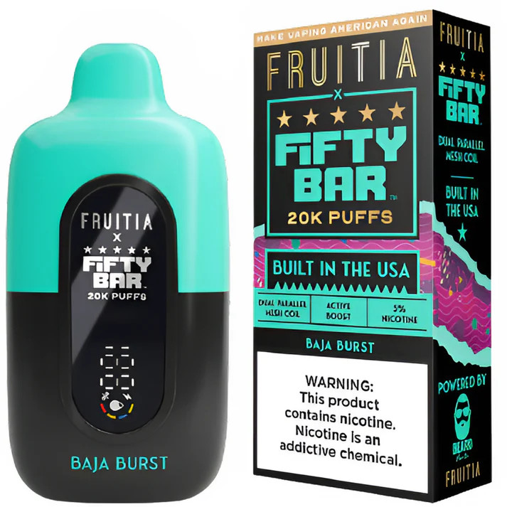 Fifty Bar USA Made disposable