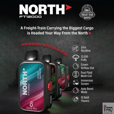 North FT 12000 Disposable Vape 0% On Sale $16.99 North FT 12000 Disposable Vape 0% On Sale $16.99