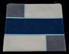 Dark Blue, Beige and Gray Panel Faux Impala Tallit Bag