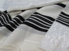 Size 40 Wool Black-striped Children's Tallit