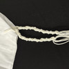 Cotton Tallit Katan, size 9, Sephardic tying