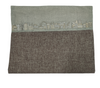 Brown, Gray and Silver Linen Tallit Bag