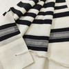 Yosef Black-Striped Traditional Wool Tallit