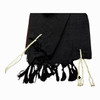 Jet Black Handwoven Tallit