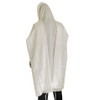 White-on-White Traditional Wool Tallit