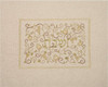Linen & Gold Challah Cover