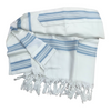 Hamefoar Sky Blue & Silver Nonslip Tallit