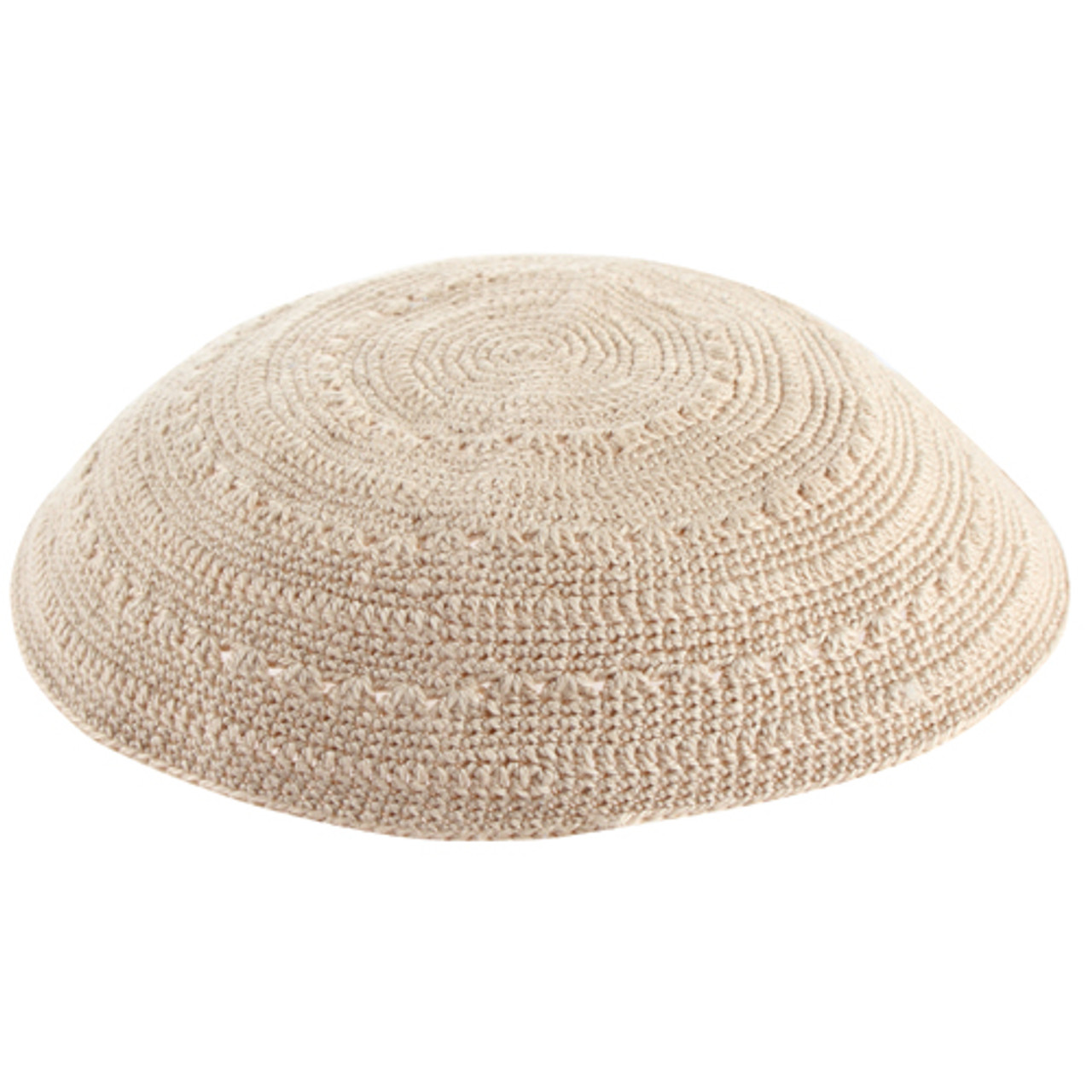 Tan Knitted Kippah