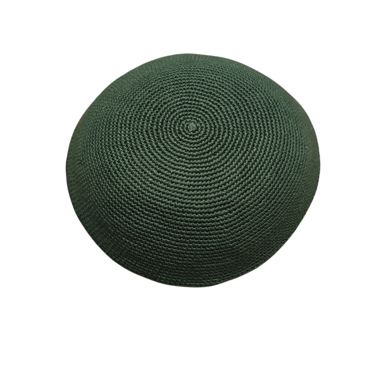 Olive Green DMC Knitted Kippah