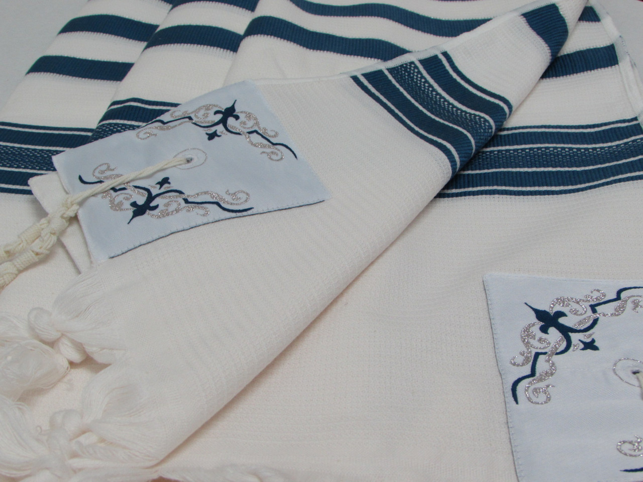 Blue Cotton Tallit