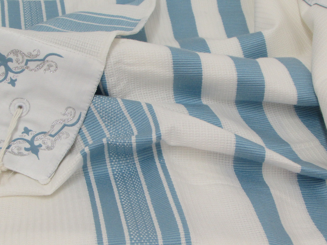 Light Blue Cotton Tallit