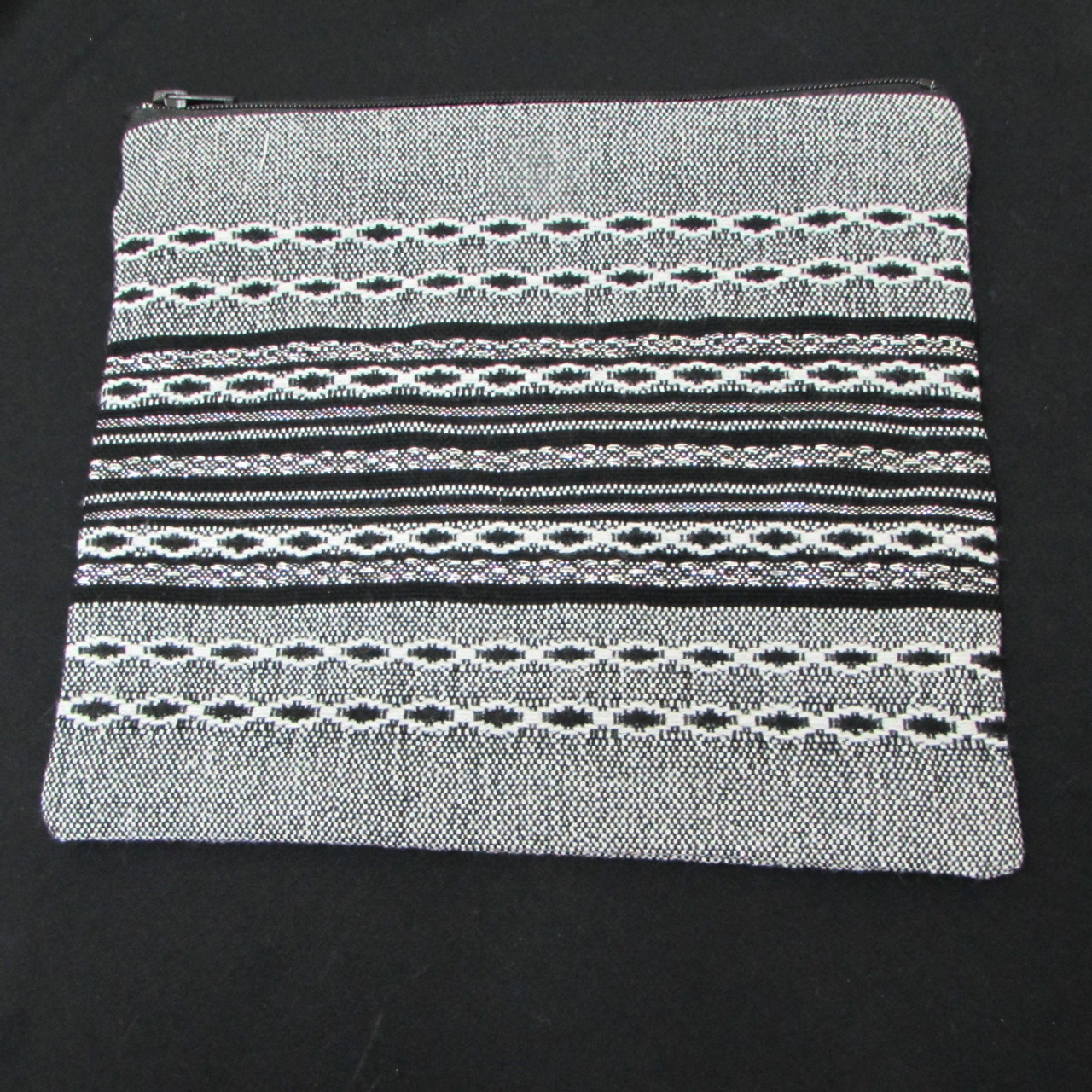 Gabrieli Handwoven Black-Silver Tefillin Bag