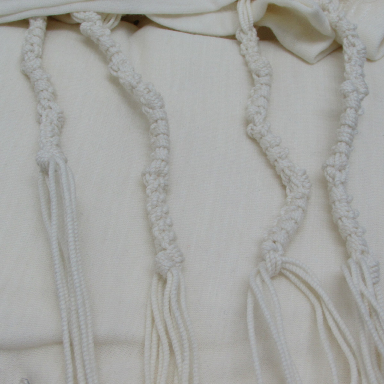 Wool Comfort, S, Hand-Spun Tzitzit, Ben Ish Chai Tying