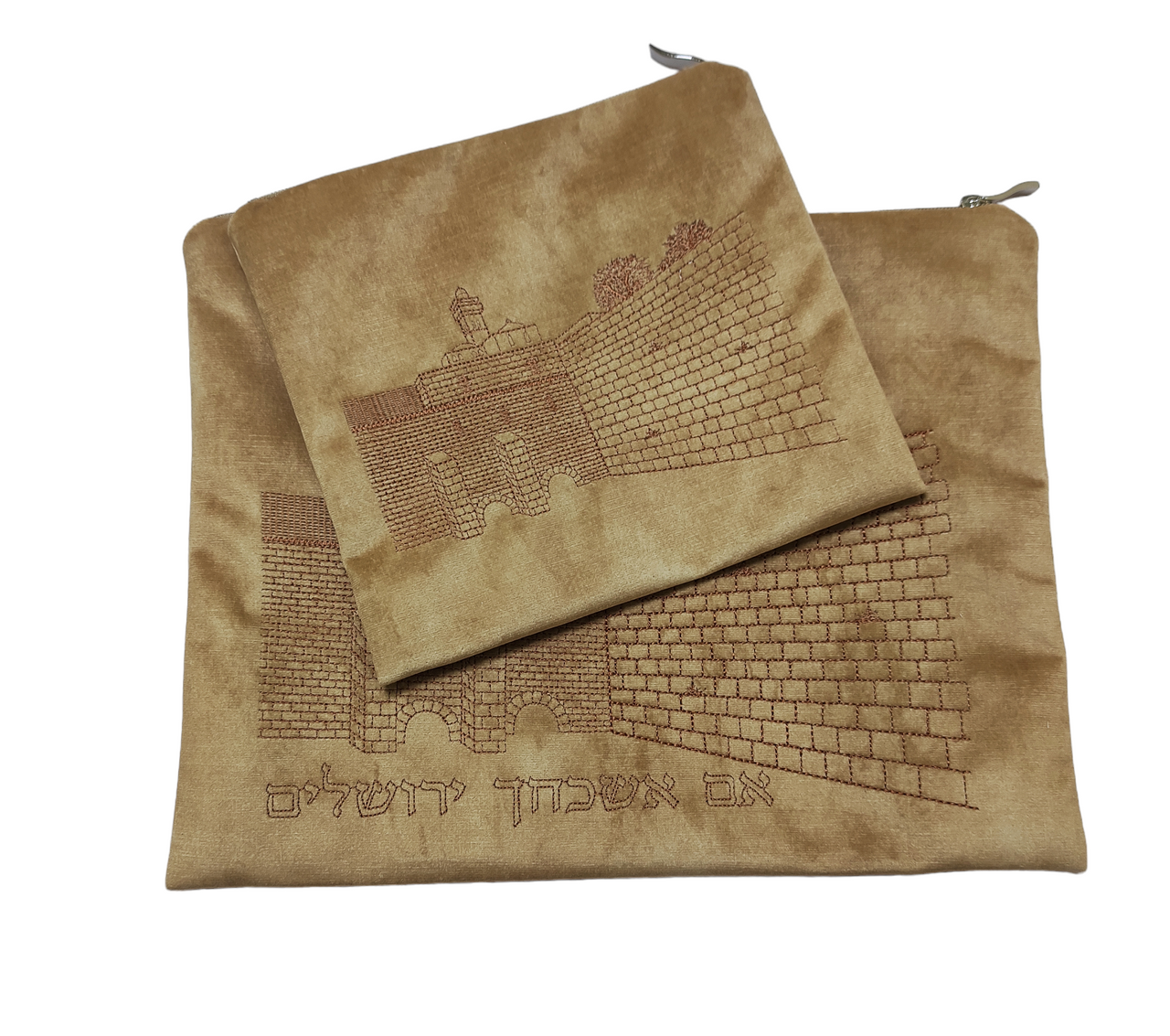 Tan Western Wall Tallit Bag