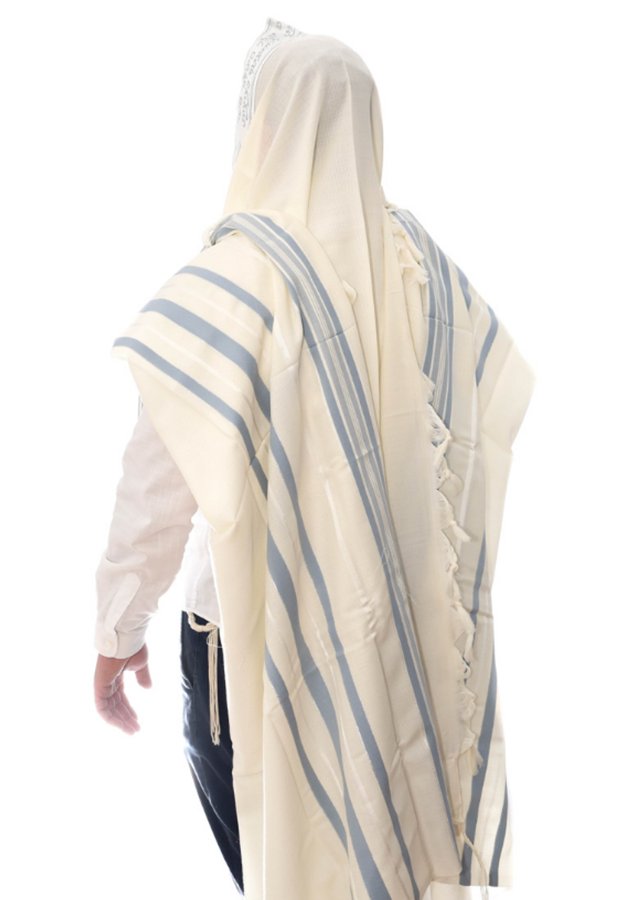 Tashbetz Sky Blue Nonslip Tallit