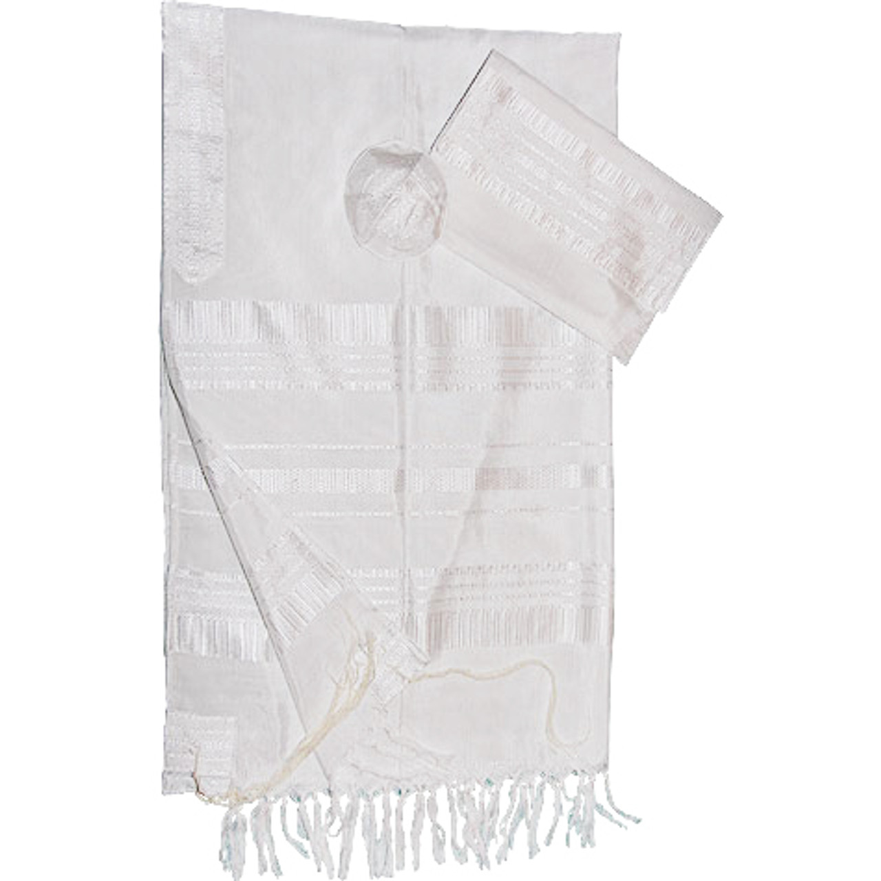 Gabrieli Classic White Silk Tallit