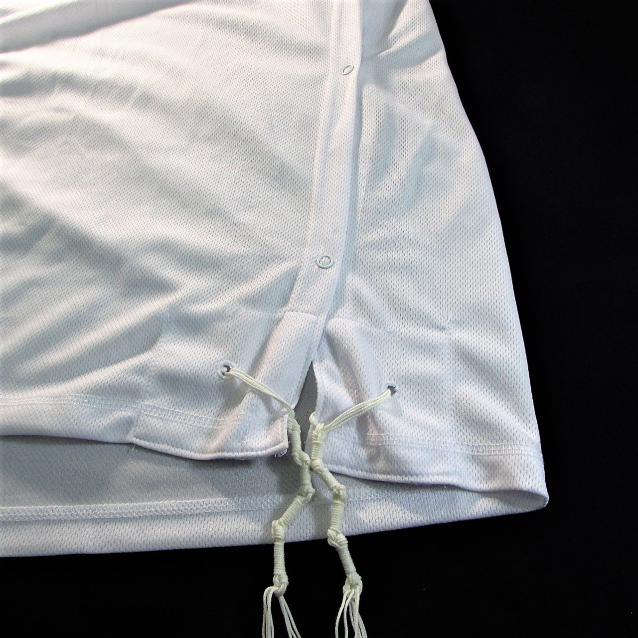 Dry-Fit T-Shirt with Kosher Tzitzit Attached - White