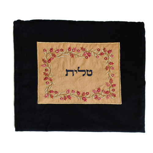 Classic Velvet with Burgundy/Gold Pomegranates Motif