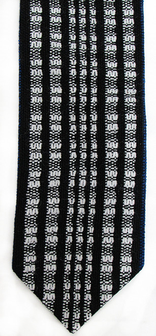 Handwoven Black and White Wool Atara