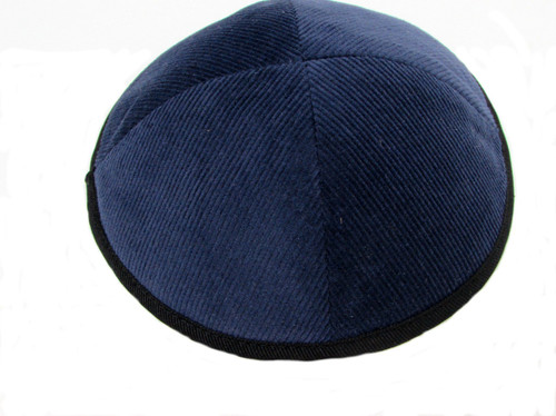 Blue Corduroy Kippah