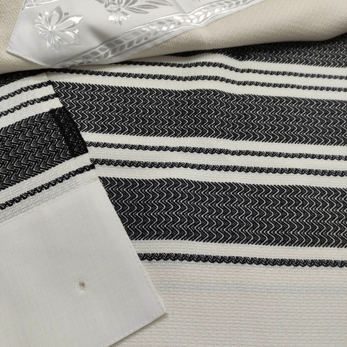 Carmel Black-Striped Talllit